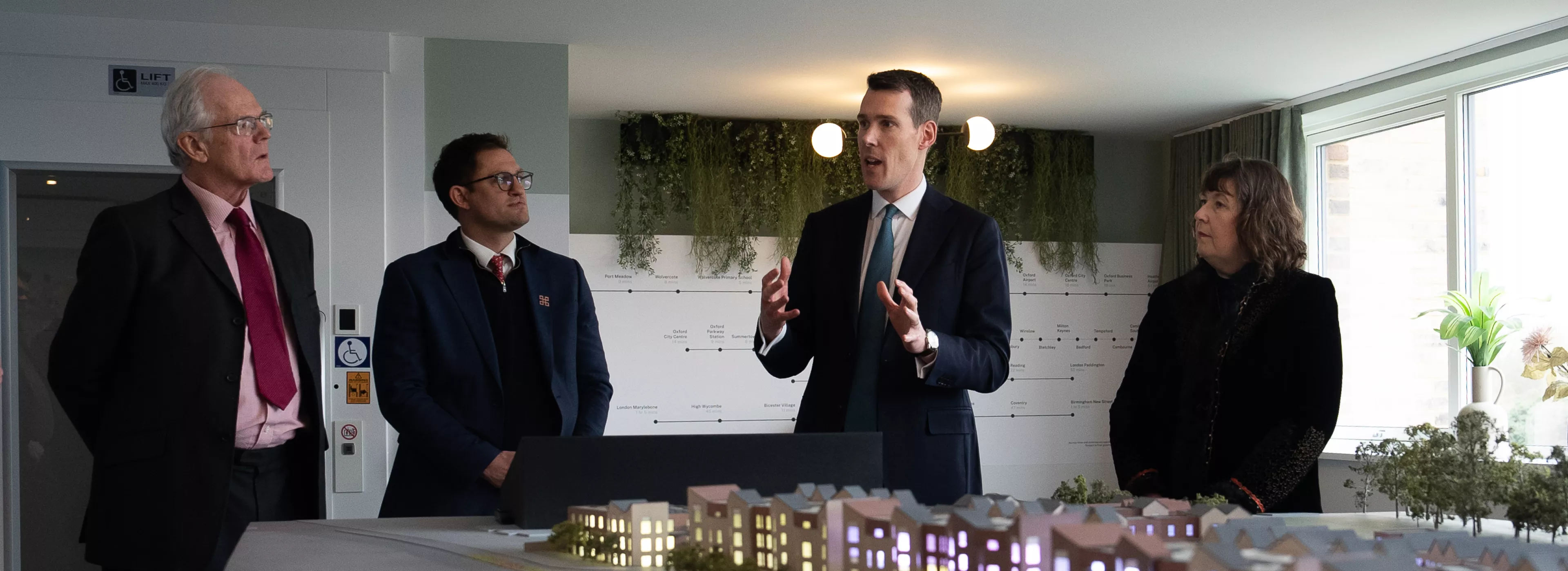 Housing Minister tours Canalside Quarter new homes at Oxford North